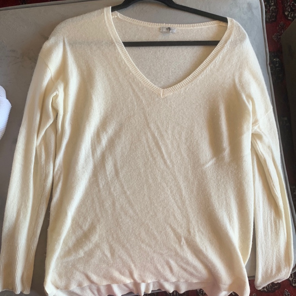 Cashmere sweater, cream from halogen